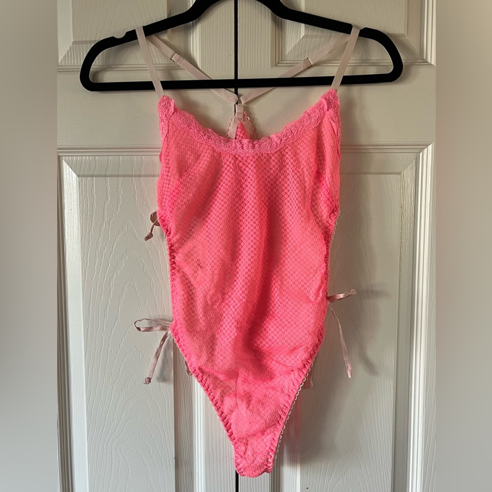 We are Hah High leg Bodysuit